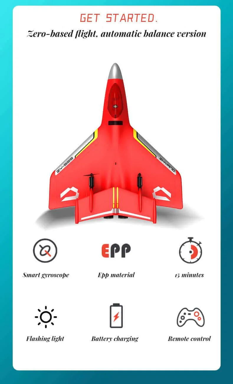 Kidstoylover 3-in-1 RC Glider: Sea, Land & Air - Waterproof EPP Foam, Smart Balance