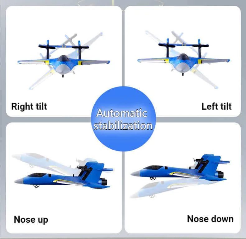 Kidstoylover 3-in-1 RC Glider: Sea, Land & Air - Waterproof EPP Foam, Smart Balance