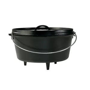 Lodge L12DCO3 Deep Camp Dutch Oven, 8 Quart