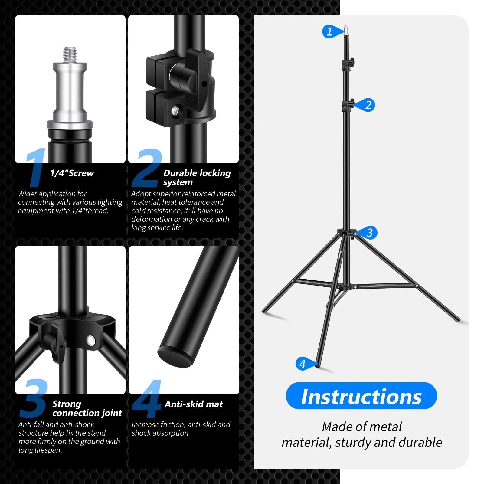 NEEWER 200cm Photography Light Stand | Refurbished