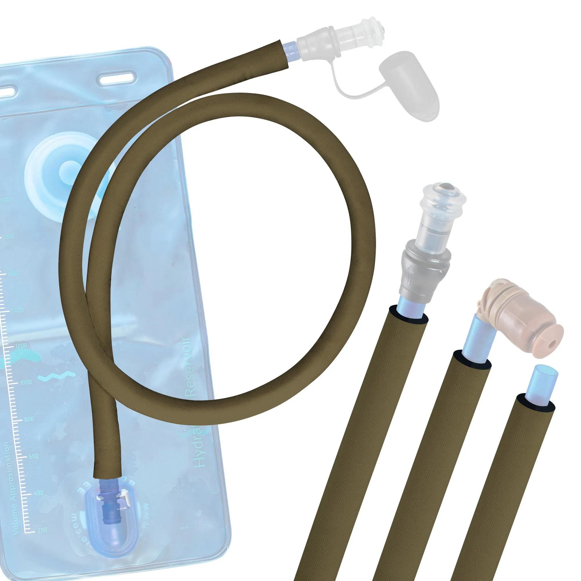 OD Green Insulated Drink Tube Hose Cover