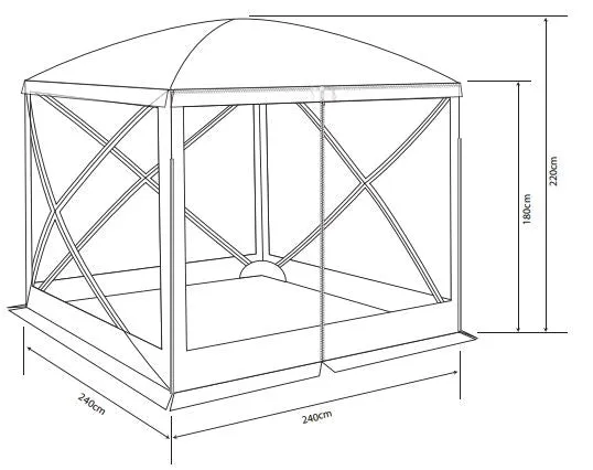 Outdoor Revolution Screenhouse 4 DLX
