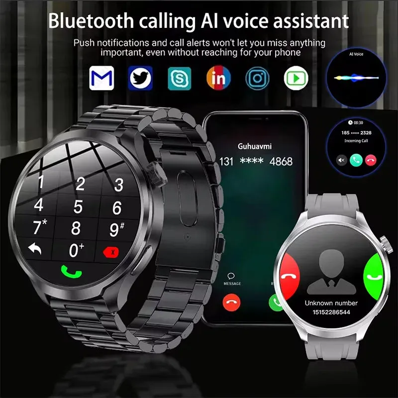 Outdoor Sport Smart Watch for Men - 1.85 Inch HD AMOLED Display