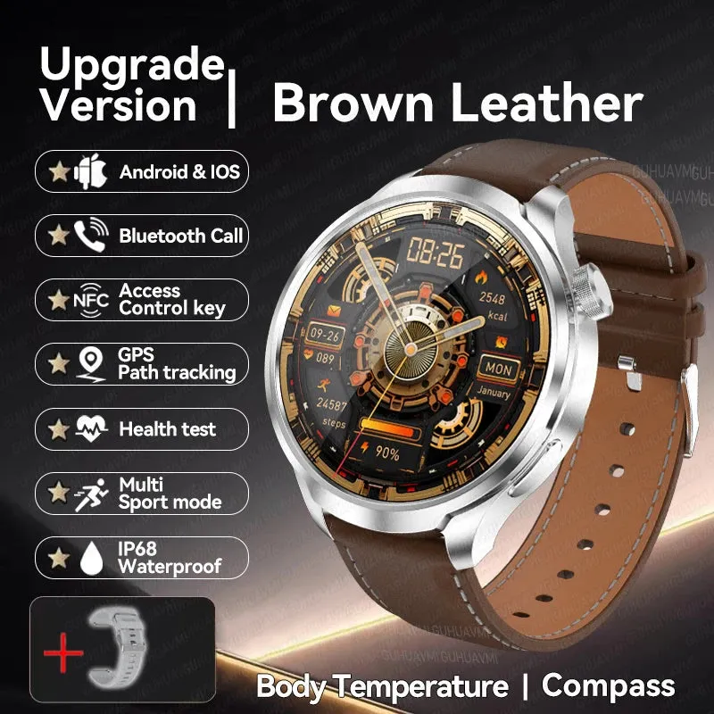 Outdoor Sport Smart Watch for Men - 1.85 Inch HD AMOLED Display