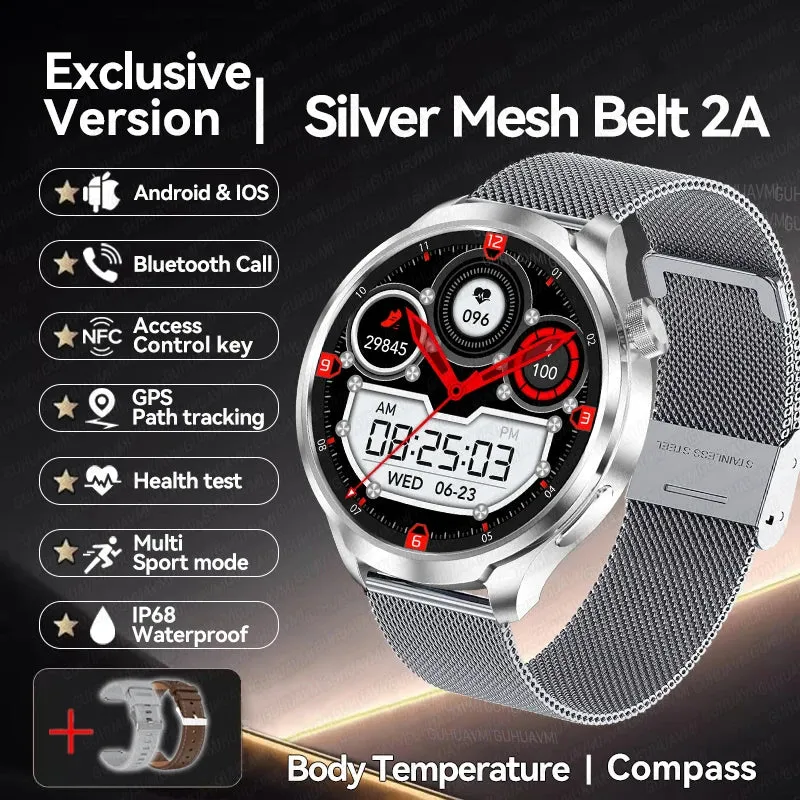 Outdoor Sport Smart Watch for Men - 1.85 Inch HD AMOLED Display