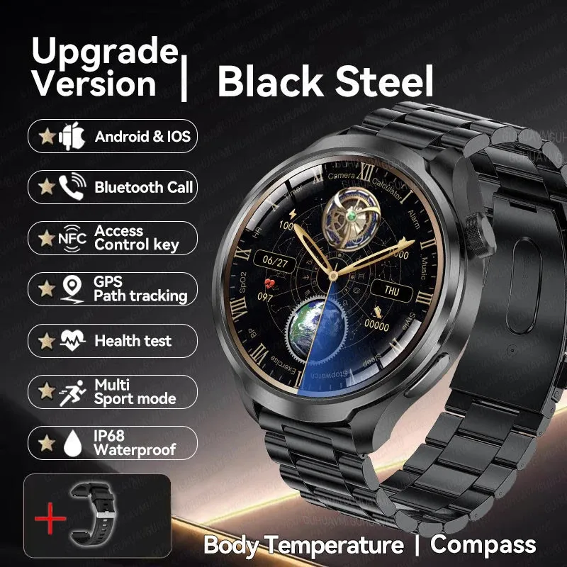 Outdoor Sport Smart Watch for Men - 1.85 Inch HD AMOLED Display