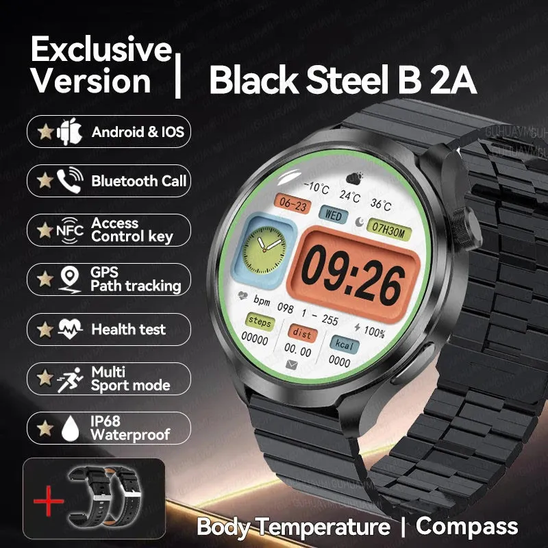 Outdoor Sport Smart Watch for Men - 1.85 Inch HD AMOLED Display