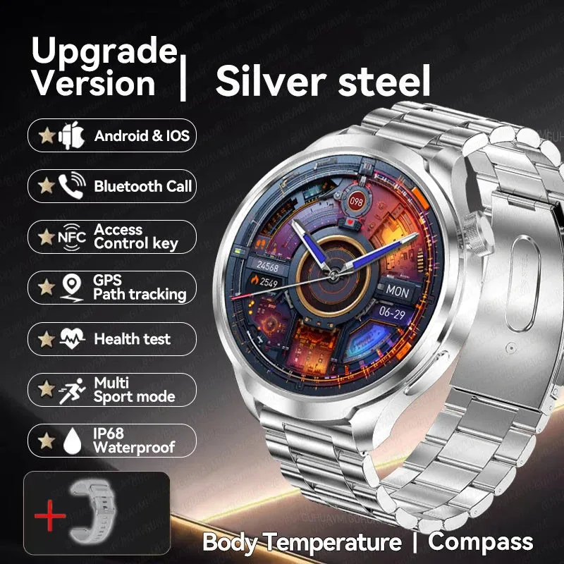 Outdoor Sport Smart Watch for Men - 1.85 Inch HD AMOLED Display