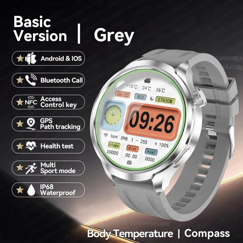 Outdoor Sport Smart Watch for Men - 1.85 Inch HD AMOLED Display