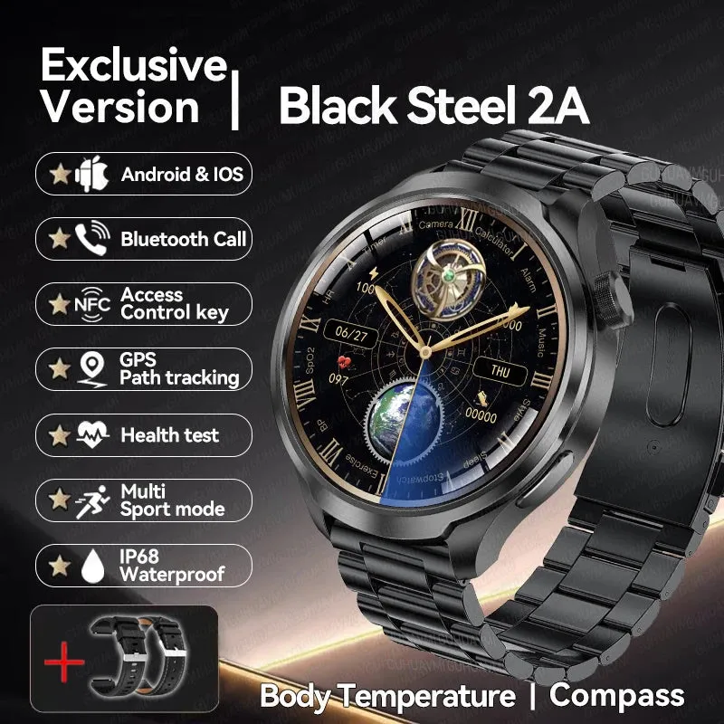 Outdoor Sport Smart Watch for Men - 1.85 Inch HD AMOLED Display