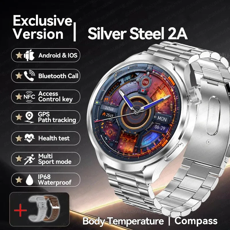 Outdoor Sport Smart Watch for Men - 1.85 Inch HD AMOLED Display