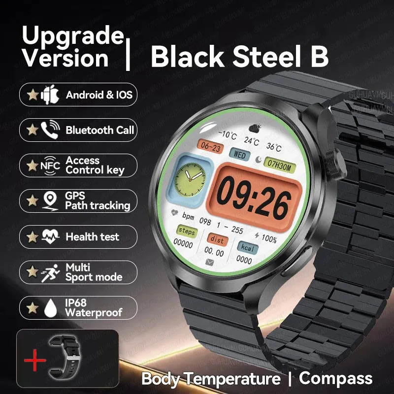 Outdoor Sport Smart Watch for Men - 1.85 Inch HD AMOLED Display