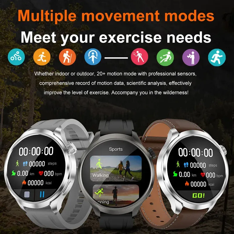 Outdoor Sport Smart Watch for Men - 1.85 Inch HD AMOLED Display