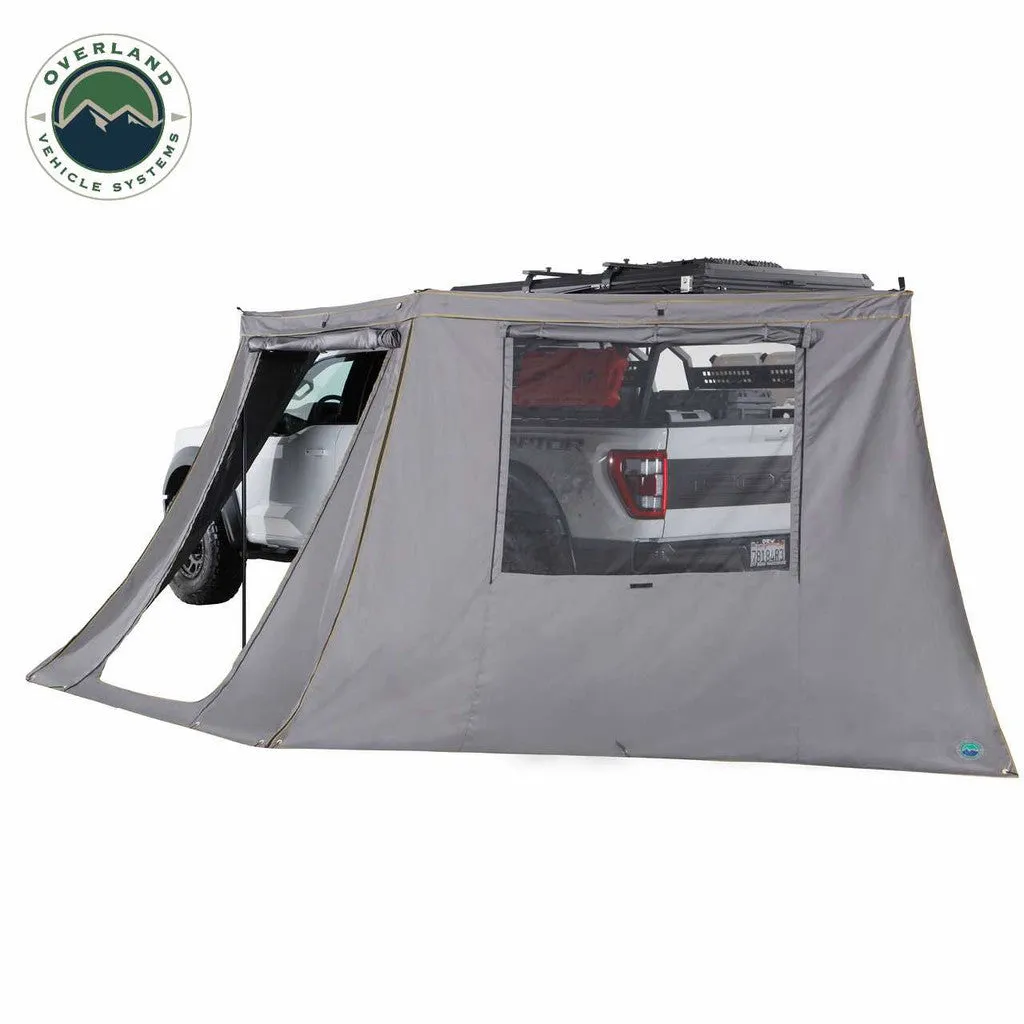 Overland Vehicle Systems Nomadic 180 LTE Awning Wall with Windows