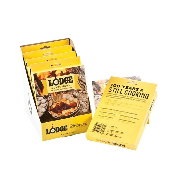 Parchment Paper Dutch Oven Liners 20 Inch (Set of 8) by Lodge