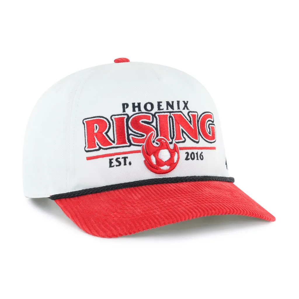 Phoenix Rising '47 Rustic Cord Two-Tone Hitch Snapback Hat - White