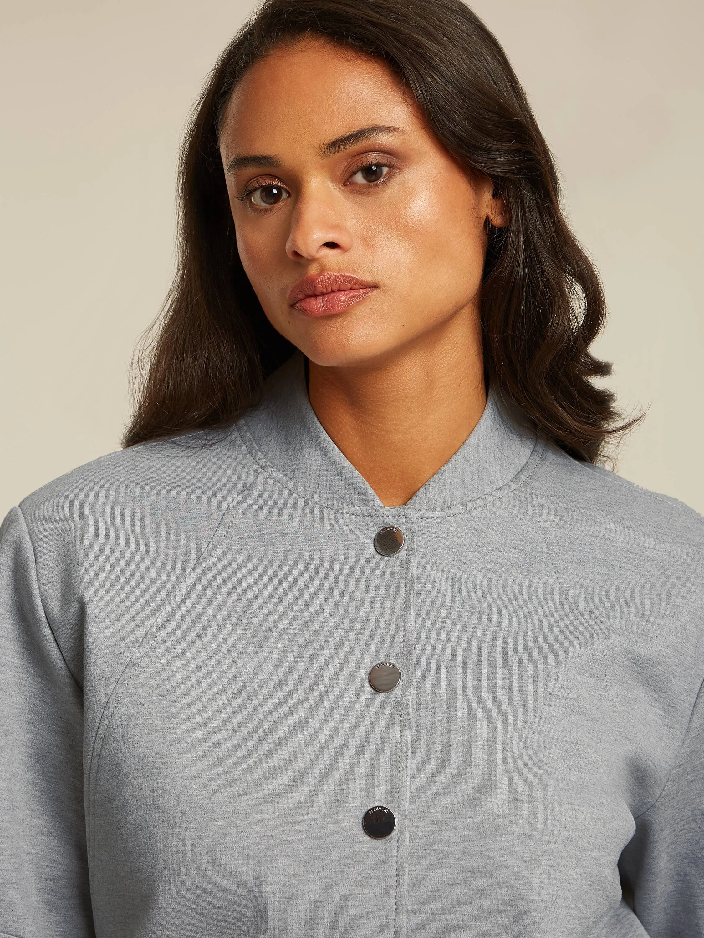 Poppy jacket - Grey heather