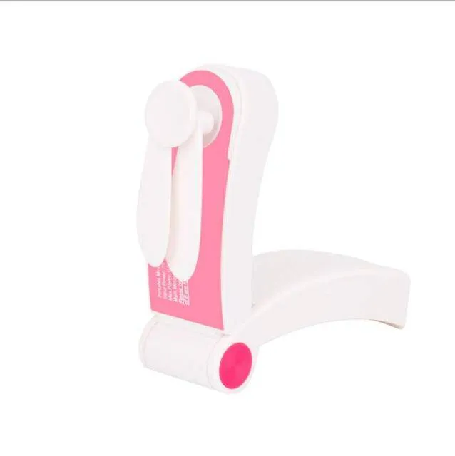 Portable mini fan Handheld Personal USB Rechargeable Fans Pocket Foldable Adjustable Wind Speed Fan