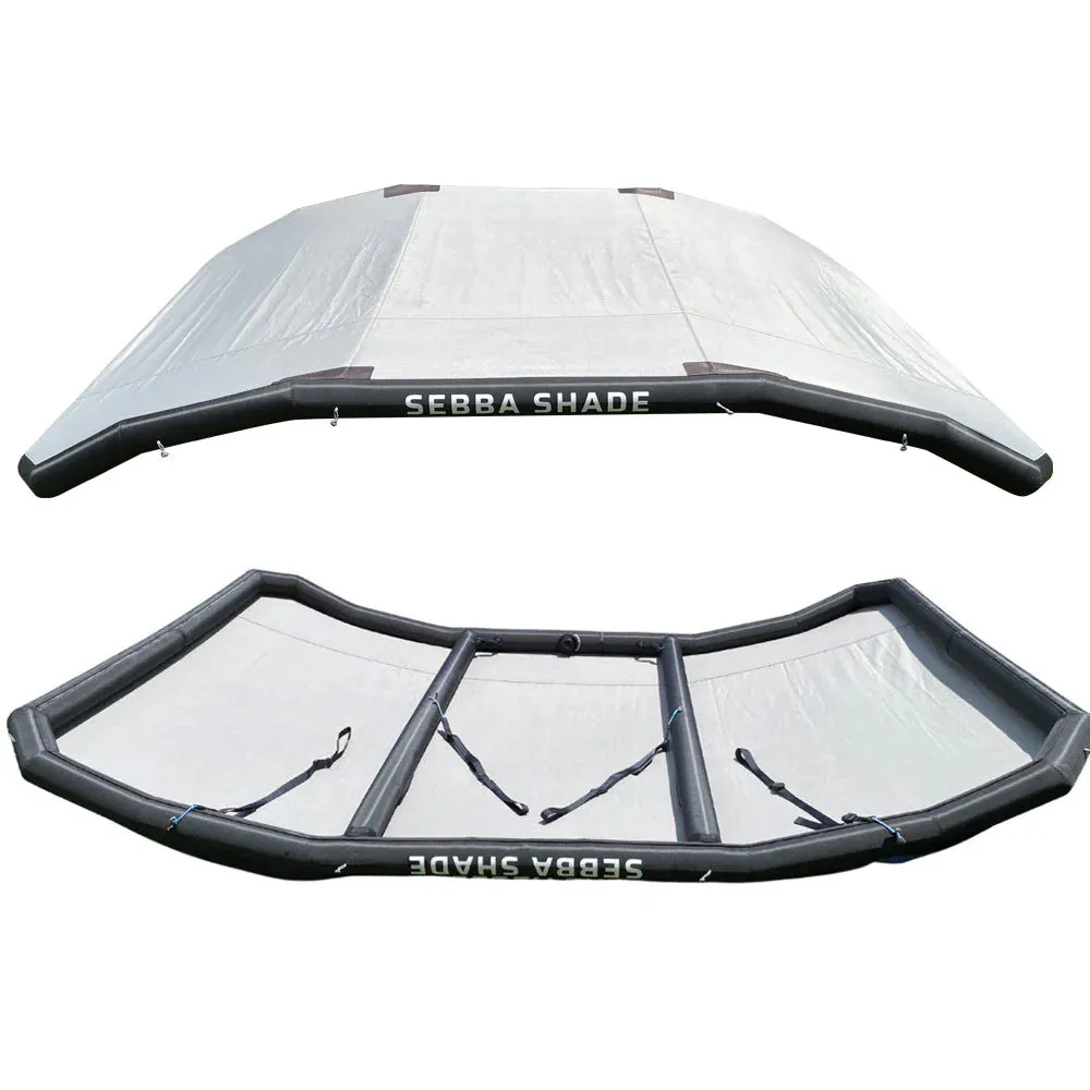 Sebba Shade 8 x 12 ft. Grey Sun Shade f/Boats 26'  [SS8X12GRY]