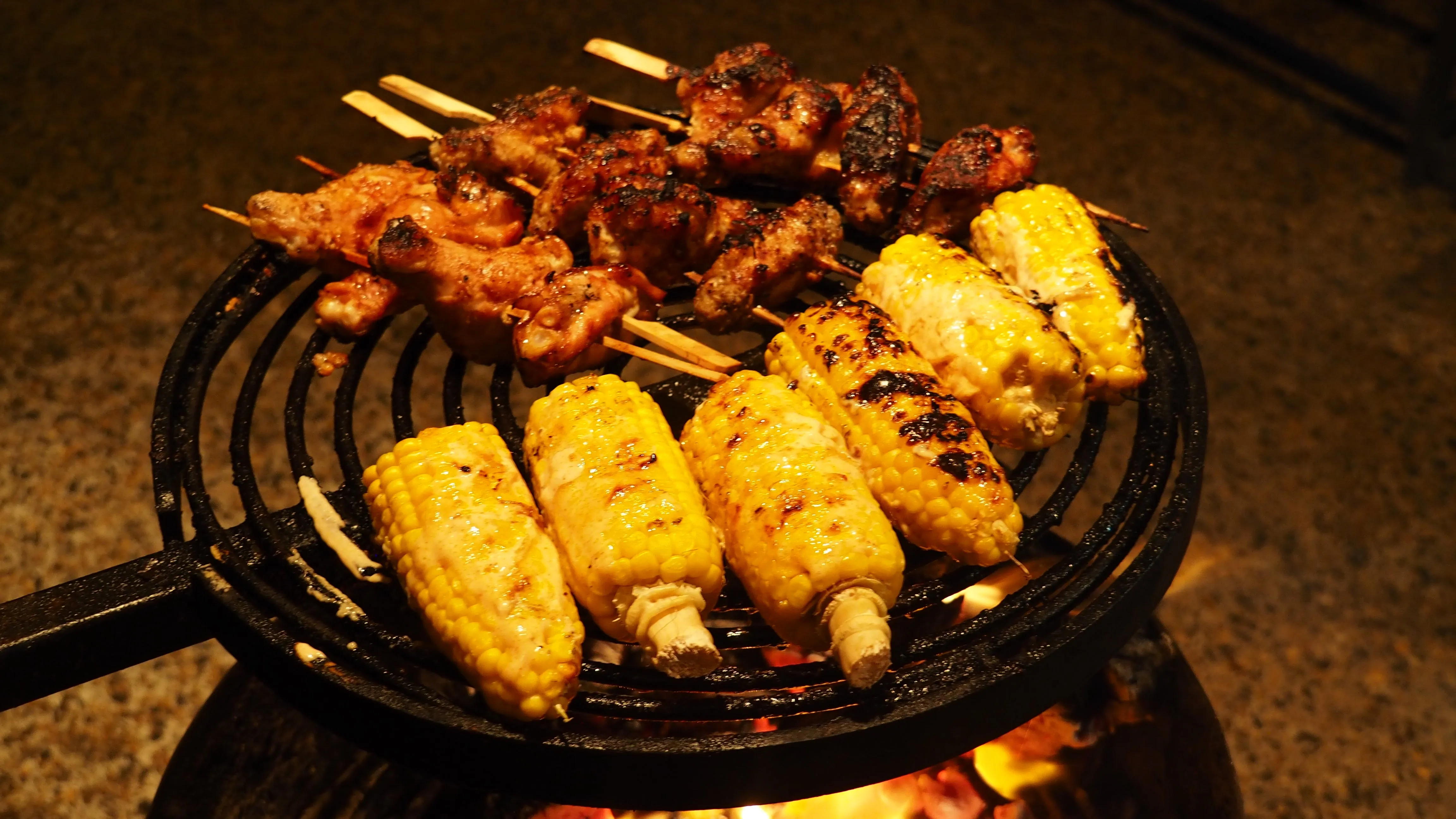 Swinging Double Grill