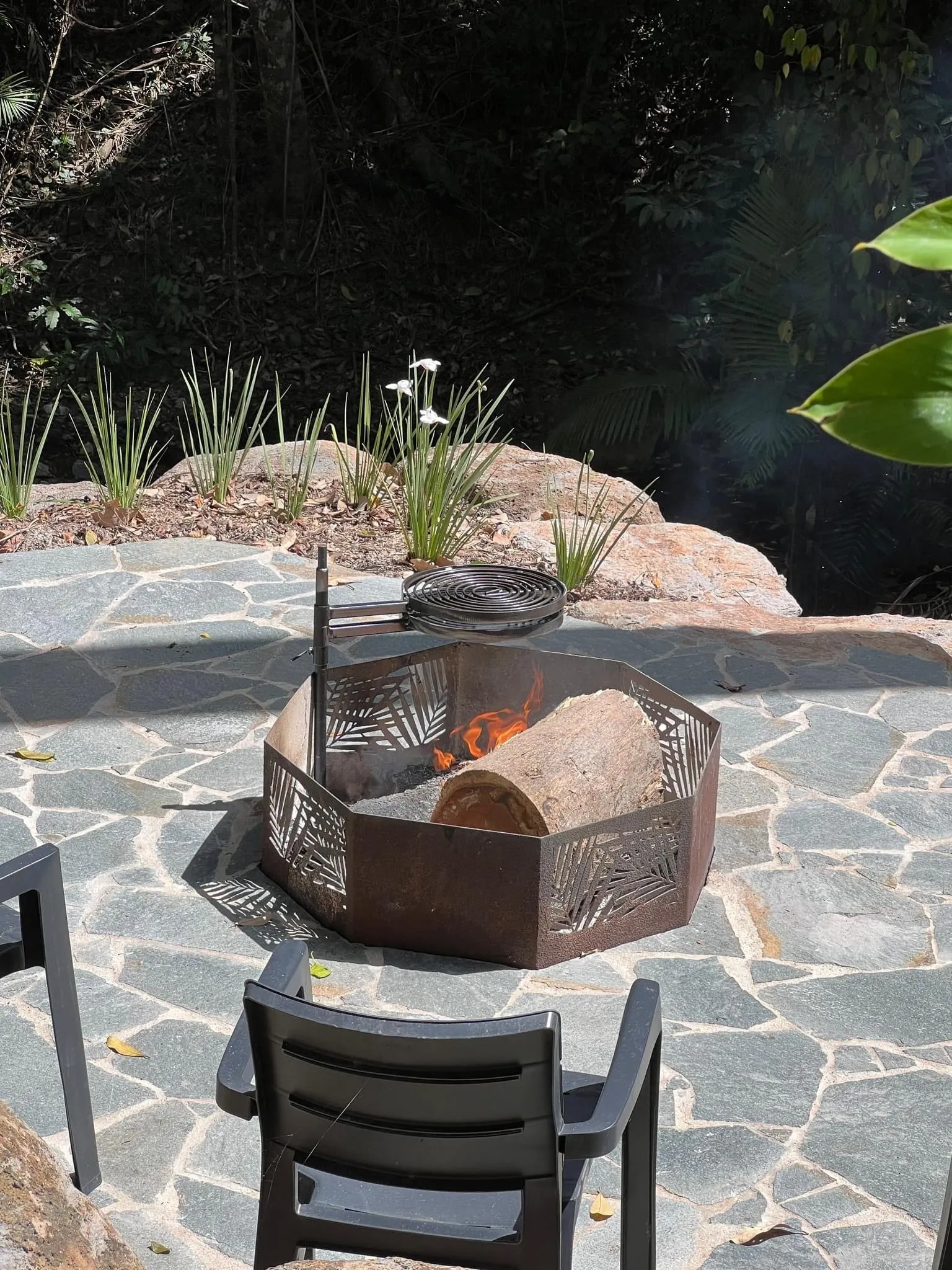 Swinging Hot Plate and Grill