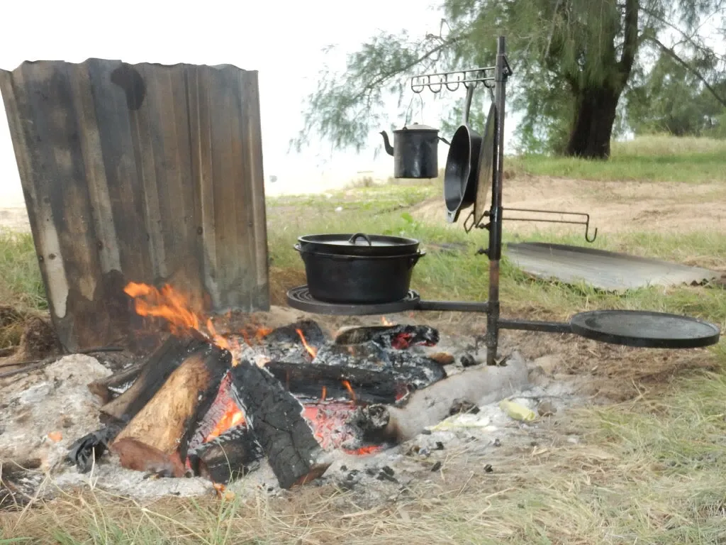 Swinging Hot Plate and Grill