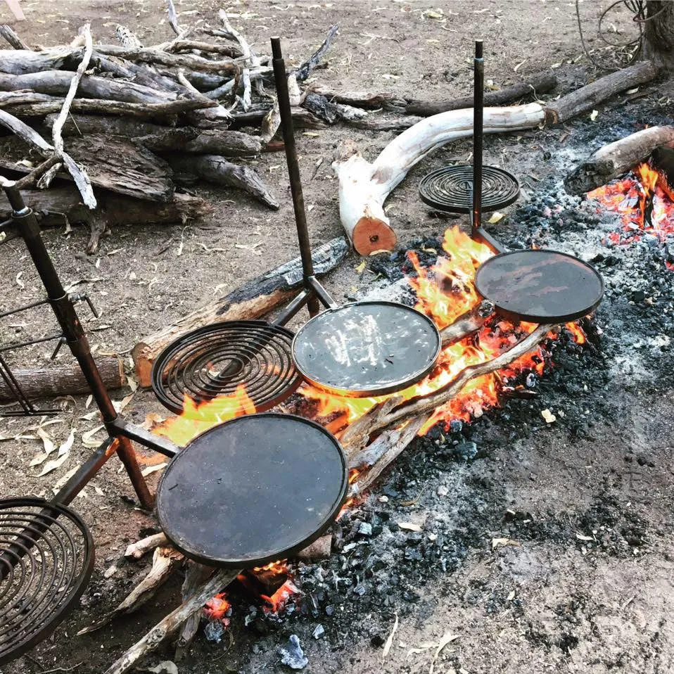 Swinging Hot Plate and Grill