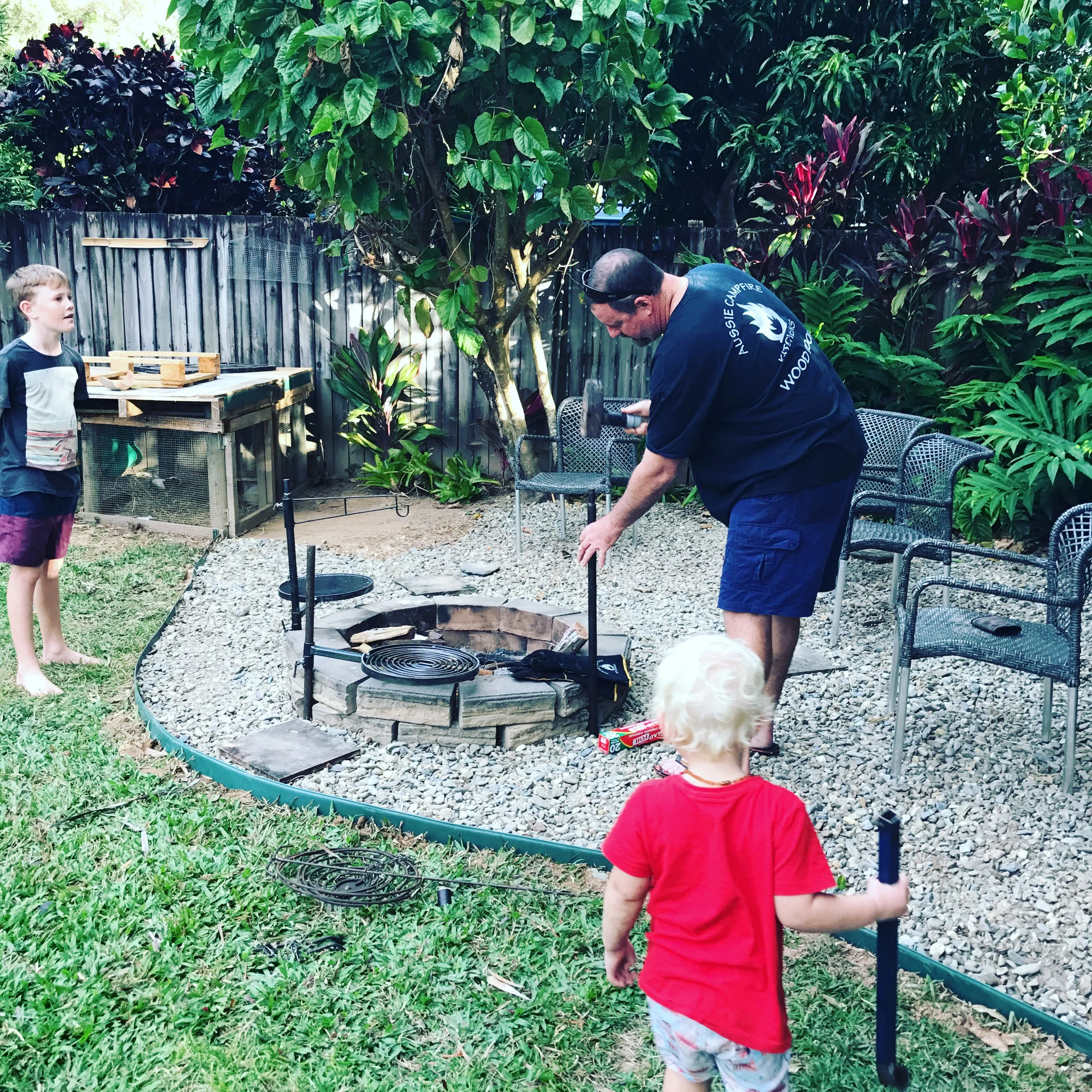 Swinging Hot Plate and Grill
