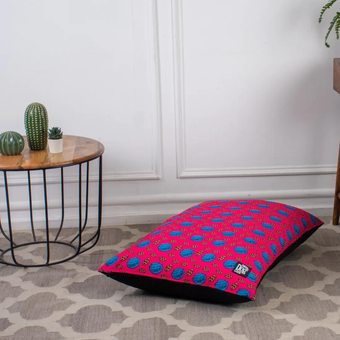 Talking Dog Club Cookie Dream Pillow Bed for Dogs and Cats (Pink)