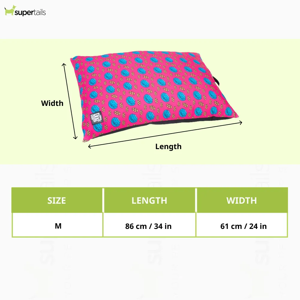 Talking Dog Club Cookie Dream Pillow Bed for Dogs and Cats (Pink)