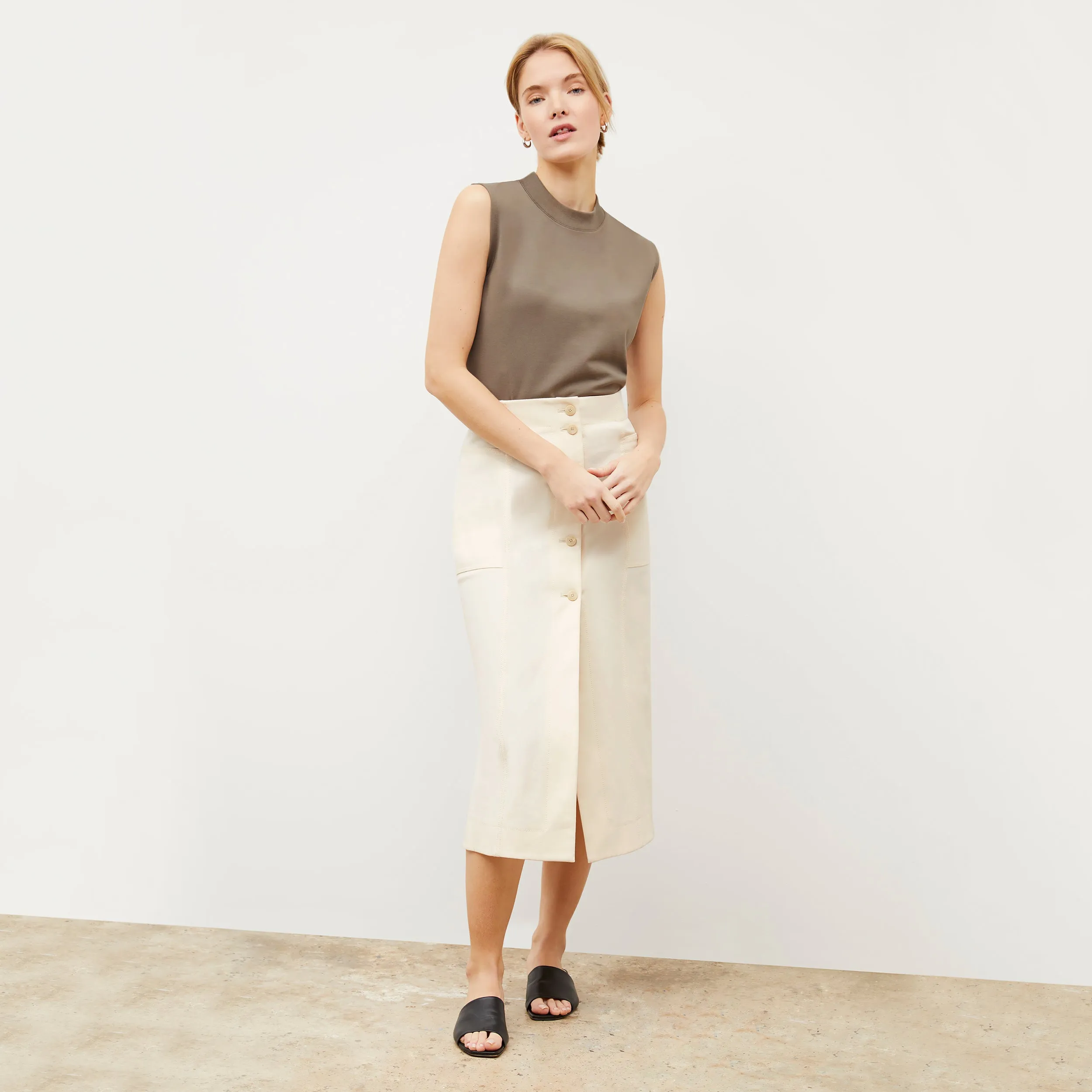 Toni Top - Light French Terry :: Light Truffle