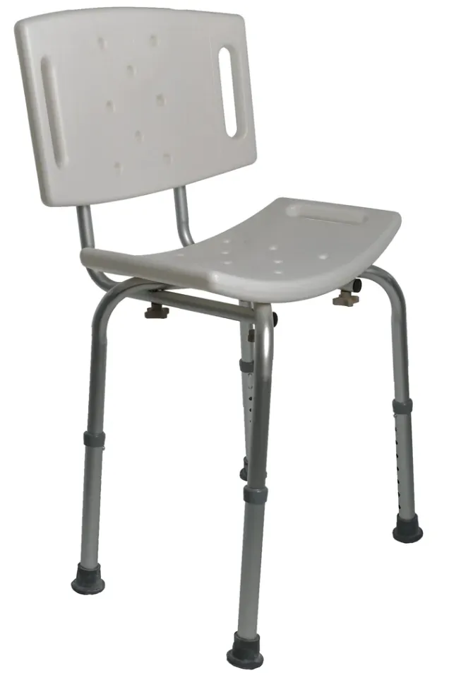 Tool-Less Shower Chair with Back
