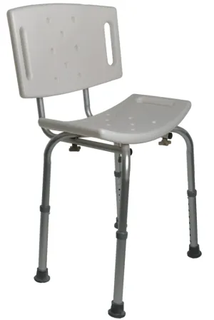 Tool-Less Shower Chair with Back