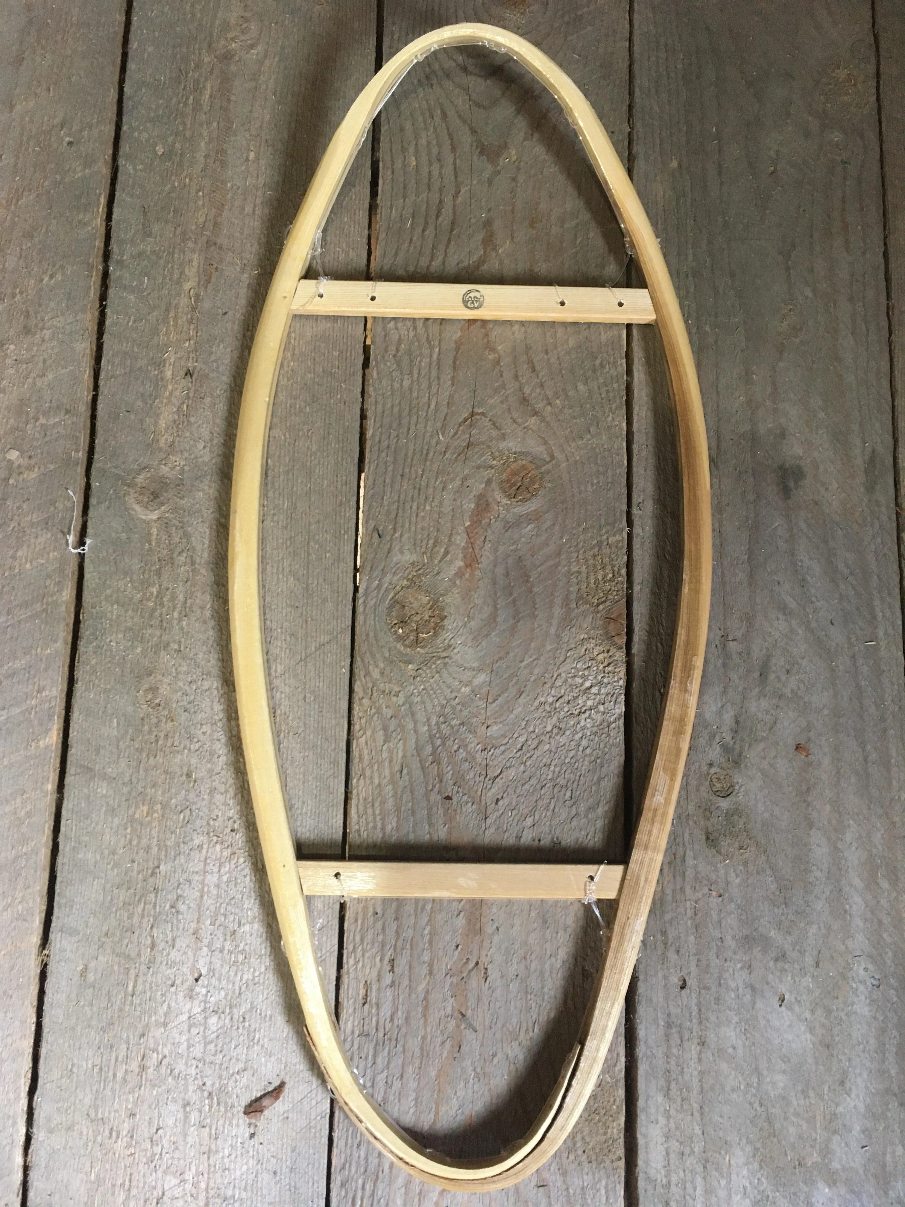 Traditional Snowshoes - Bear Paw and Huron - DIY Weaving Kit