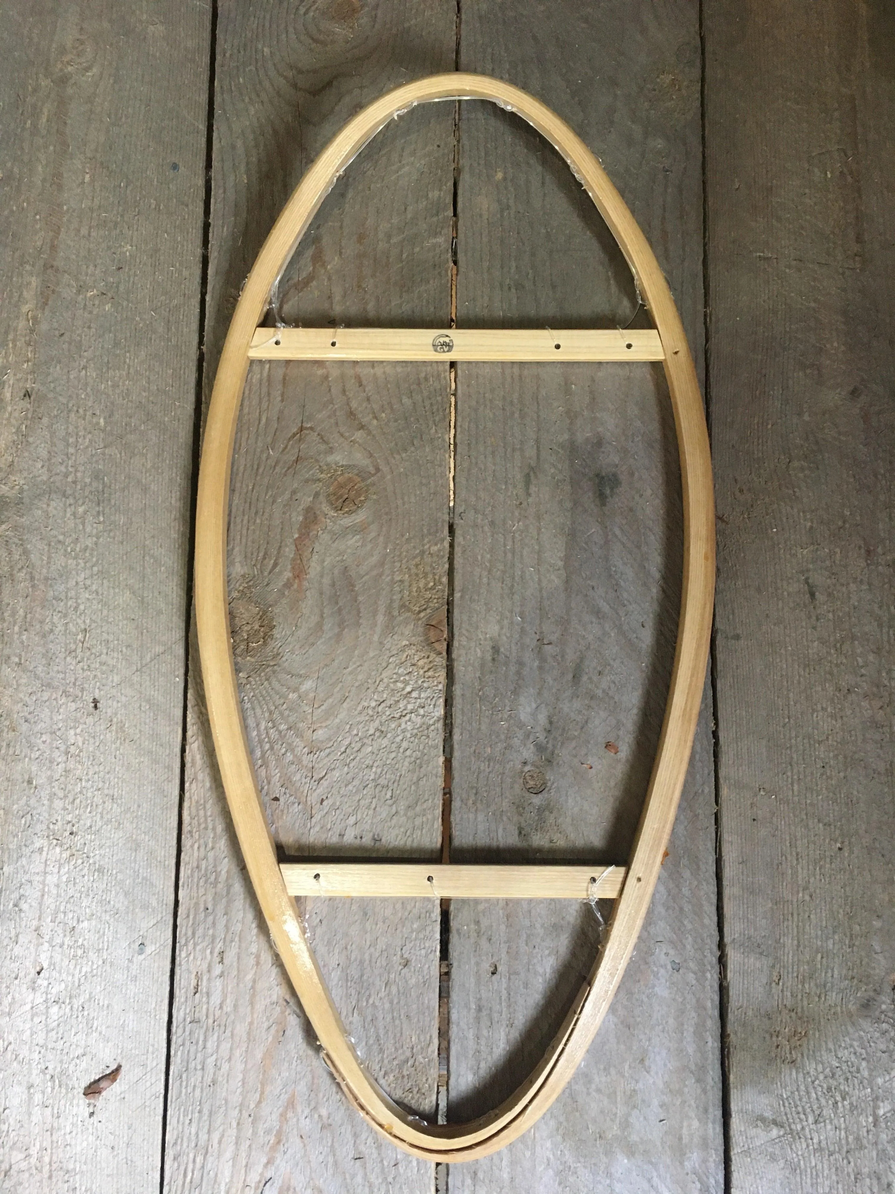 Traditional Snowshoes - Bear Paw and Huron - DIY Weaving Kit