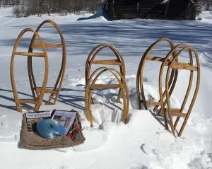 Traditional Snowshoes - DIY Weaving Kit (Vintage Frames)