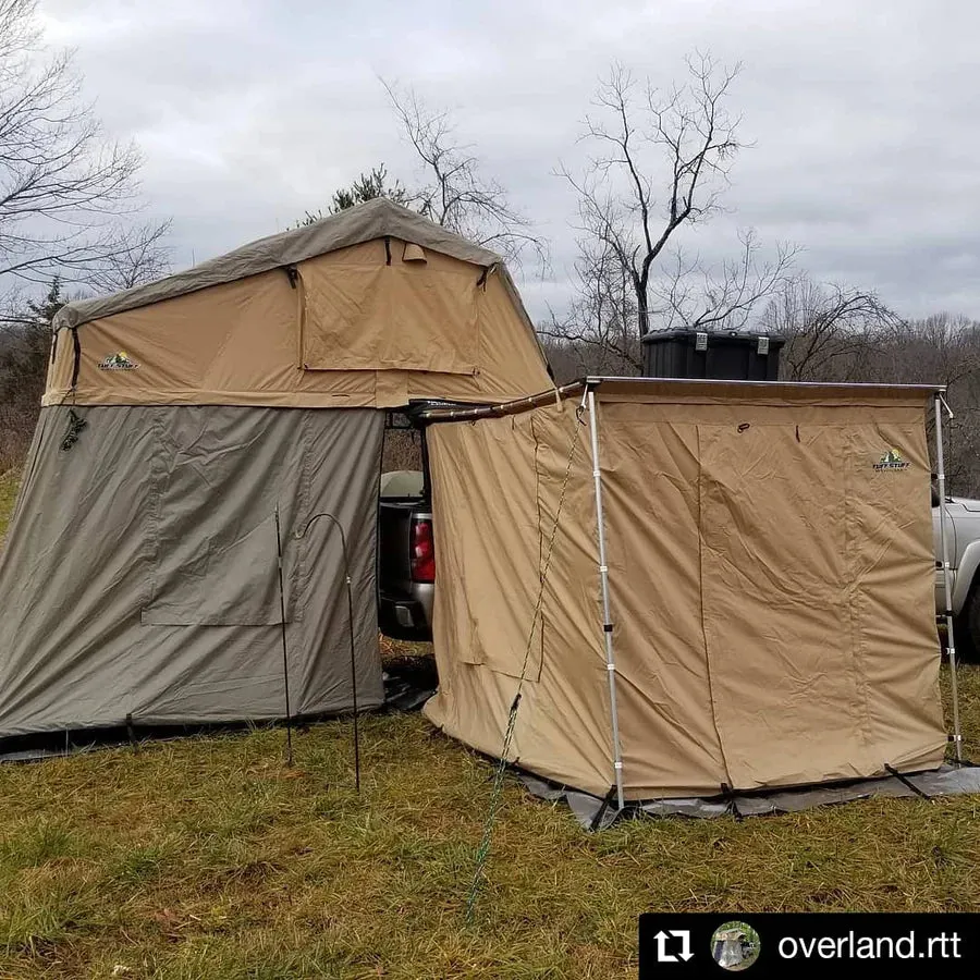 Tuff Stuff Awning Camp Shelter Room W/ PVC Floor, 6.5′ x 8′