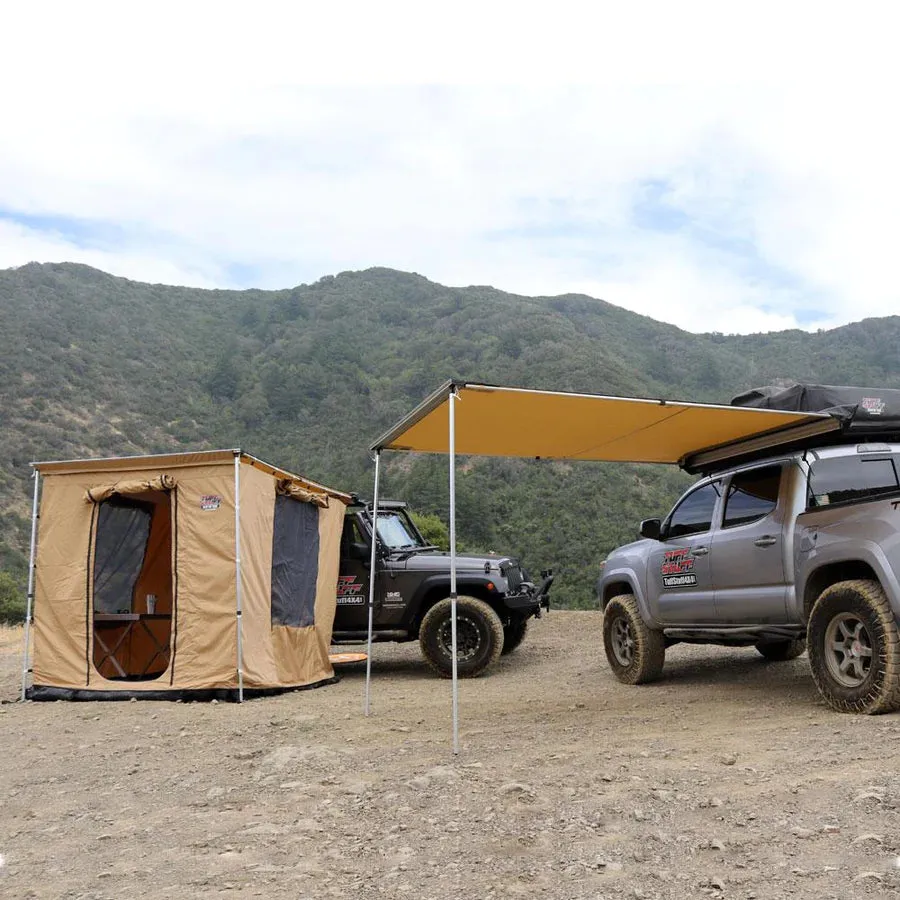 Tuff Stuff Awning Camp Shelter Room W/ PVC Floor, 6.5′ x 8′