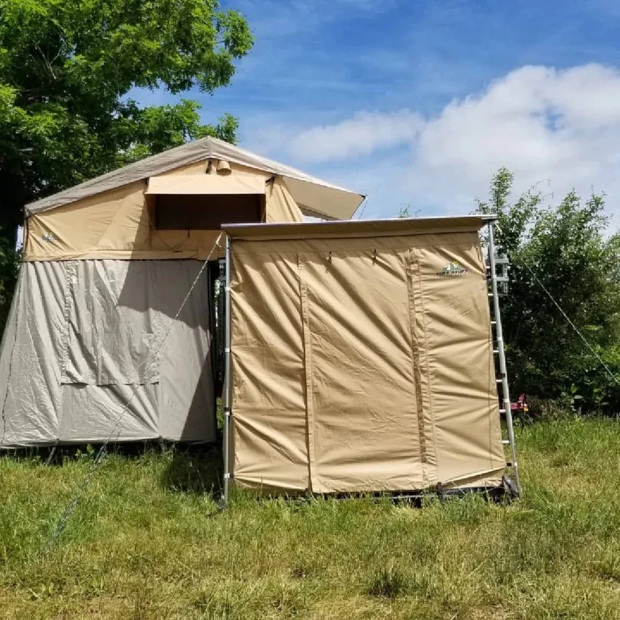 Tuff Stuff Awning Camp Shelter Room W/ PVC Floor, 6.5′ x 8′