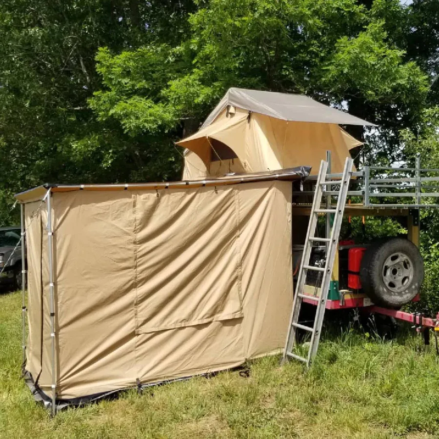 Tuff Stuff Awning Camp Shelter Room W/ PVC Floor, 6.5′ x 8′