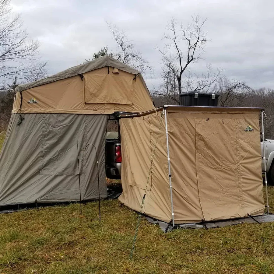 Tuff Stuff Awning Camp Shelter Room W/ PVC Floor, 6.5′ x 8′