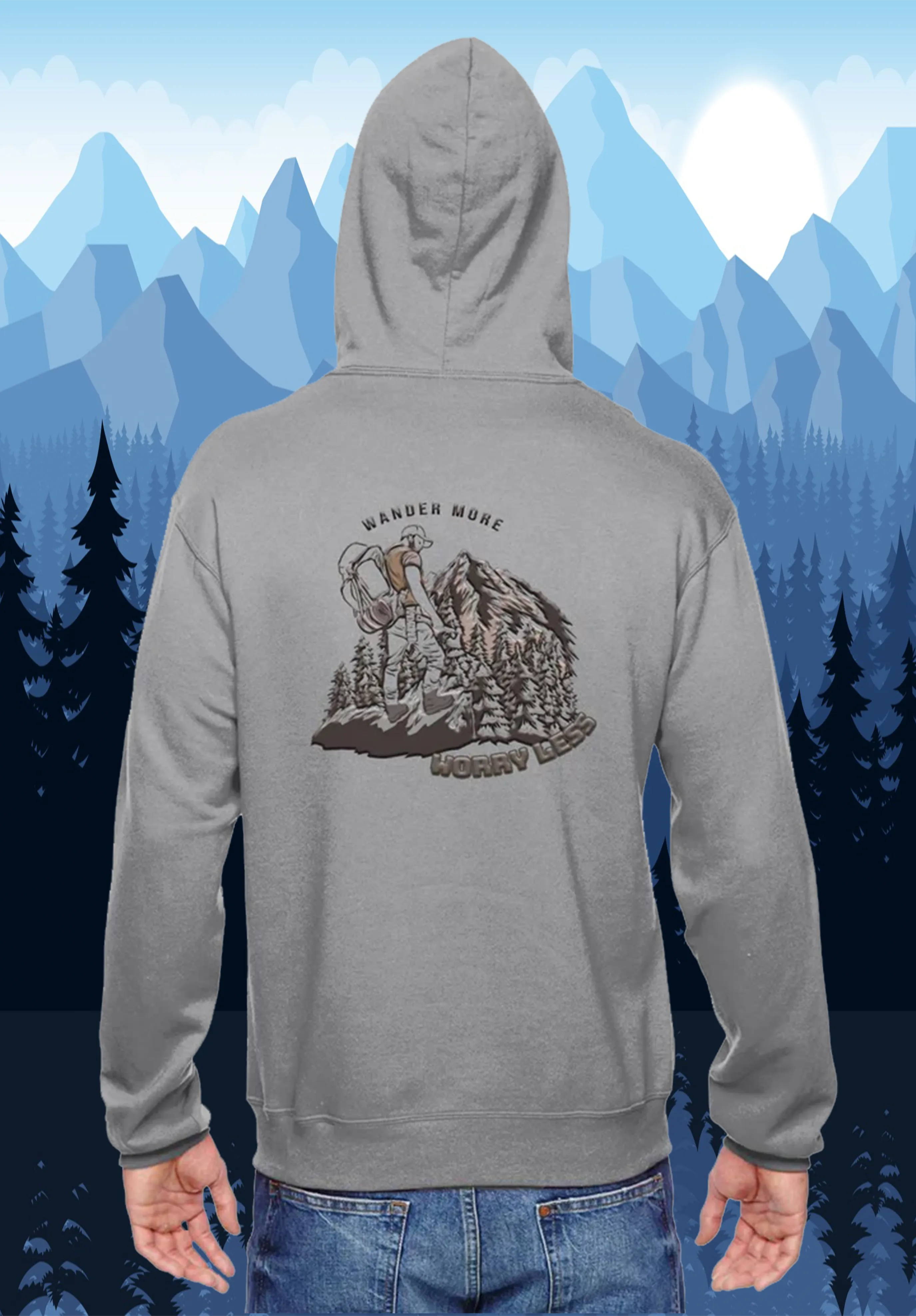 Unreel live free hoodie
