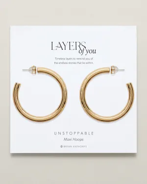Unstoppable Maxi Hoop Earrings Unstoppable Maxi Hoop Earrings