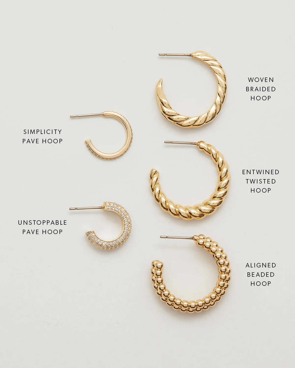 Unstoppable Pave Mini Hoop Earrings