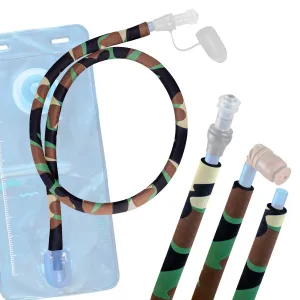 Woodland Camo Insulated Drink Tube Hose Cover