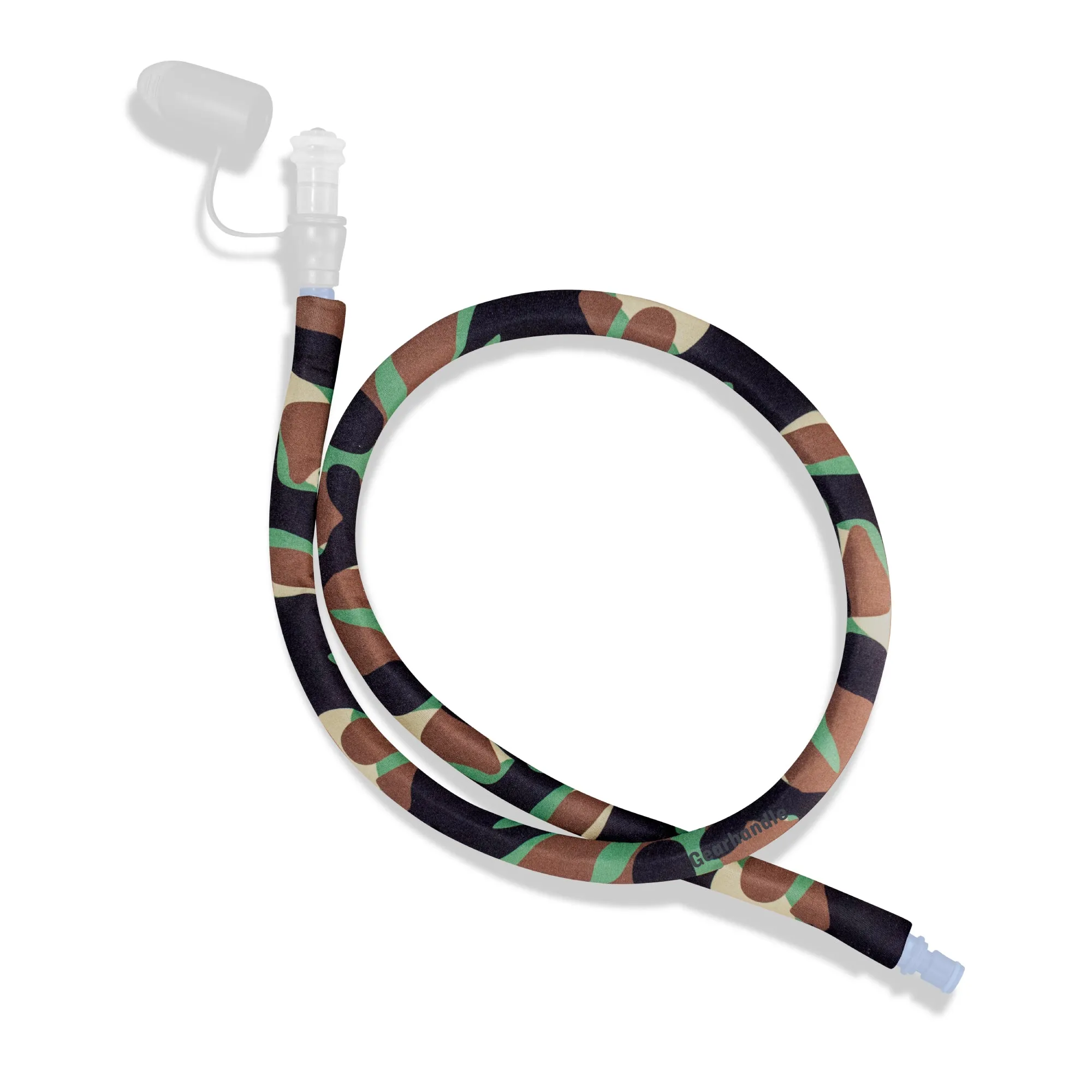 Woodland Camo Insulated Drink Tube Hose Cover